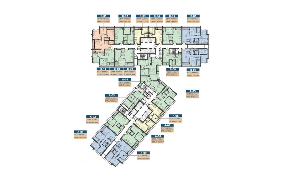 Bán căn hộ 2PN 78m2, trục căn đẹp nhất dự án Kepler Tower Hà Đông